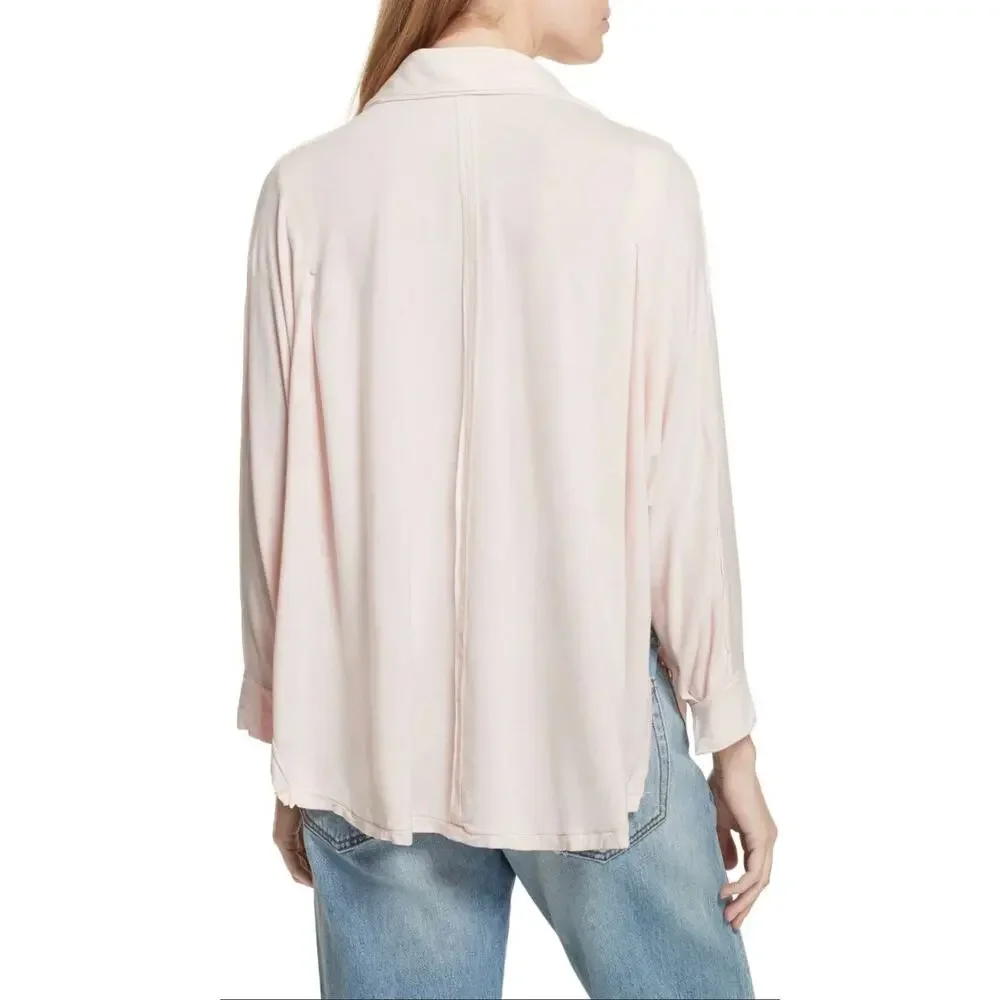 Free People We The Free Peach Can't Fool Me Tee